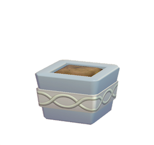 Gray Wavy-pattern planter