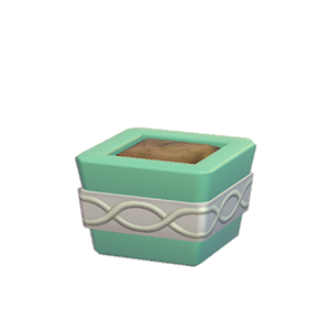 Aquamarine Wavy-pattern planter