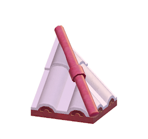 Purple Wavy hipped roof
