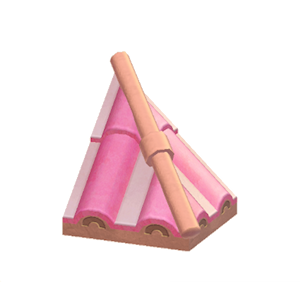 Red Wavy hipped roof