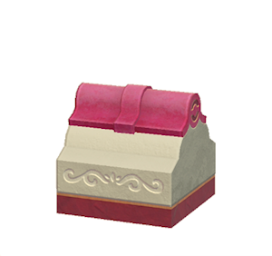 Beige Wavy roof decoration
