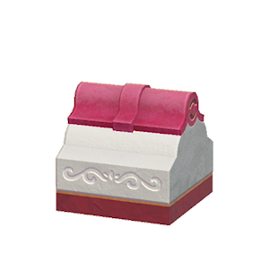 White Wavy roof decoration