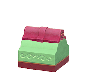 Green Wavy roof decoration