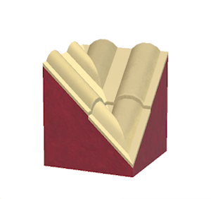 Brown Wavy roof valley