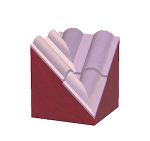 Plum Wavy roof valley