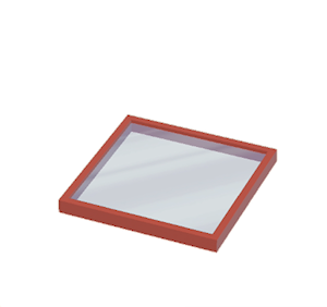 Red Window pane (horizontal)
