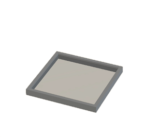 Black Window pane (horizontal)