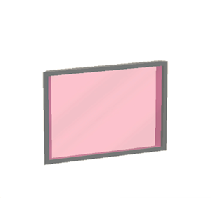 Rose Window pane (sloped)