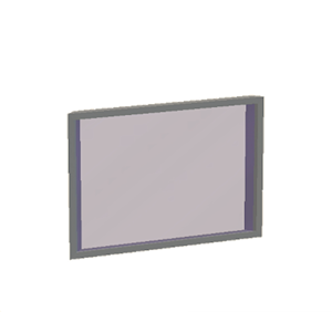Plum Window pane (sloped)