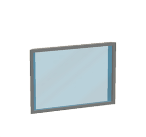 Blue Window pane (sloped)
