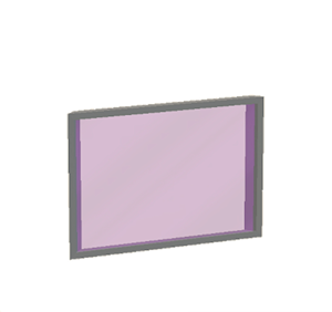 Purple Window pane (sloped)
