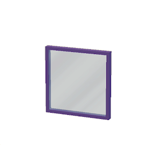 Plum Window pane