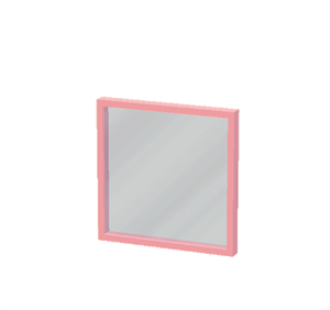 Pink Window pane