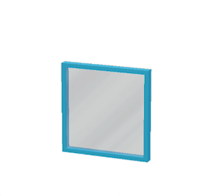 Blue Window pane