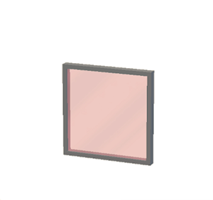 Pink Window pane