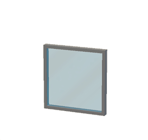 Blue Window pane