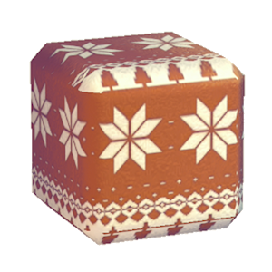 Orange Winter print