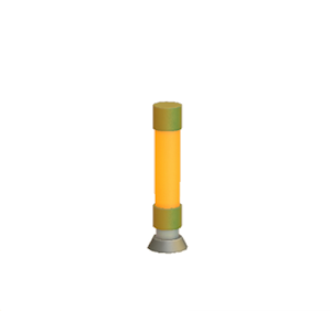 Orange Wireless power-transmitter switch post
