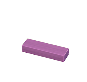 Purple Wooden beam