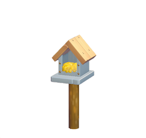 Gray Wooden birdhouse