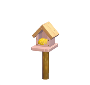 Pink Wooden birdhouse