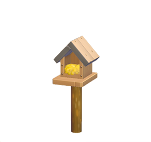 Black Wooden birdhouse