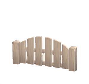 Beige Wooden gate