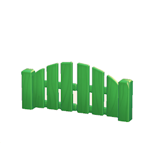 Green Wooden gate