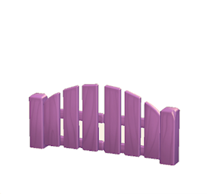 Purple Wooden gate