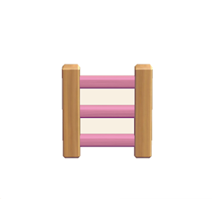 Rose Wooden ladder