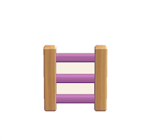 Purple Wooden ladder