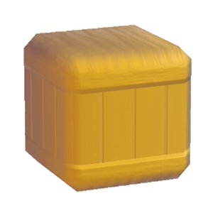 Yellow Wooden pillar (lower)