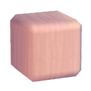 Pink Wooden pillar (middle)