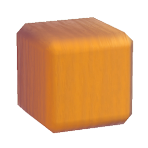 Orange Wooden pillar (middle)