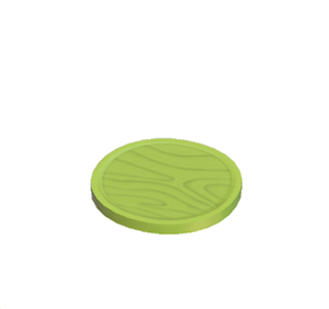 Lime Wooden plate