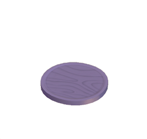 Plum Wooden plate