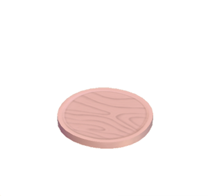 Pink Wooden plate