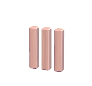 Pink Wooden posts