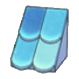 Sloped scale roof