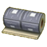 Stylish iron wall (wallpaper)