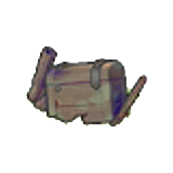 Worn treasure chest
