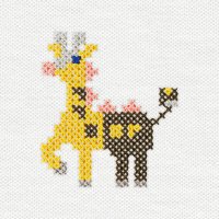 Girafarig Pokémon Polo Shirt Embroidery