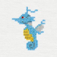 Kingdra Pokémon Polo Shirt Embroidery