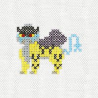 Raikou Pokémon Polo Shirt Embroidery