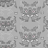 Dusclops Pokémon Shirt Pattern