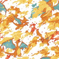Charizard Pokémon Shirt Pattern