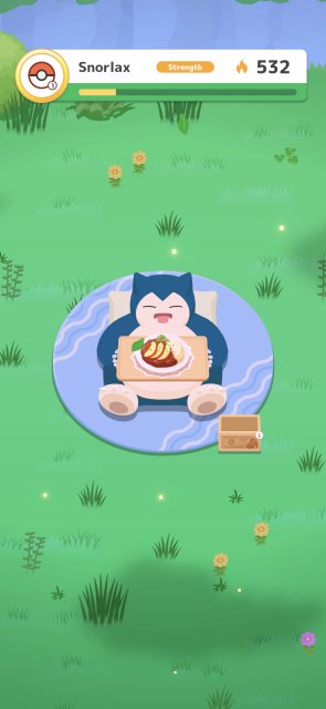 Pokmon Sleep - Snorlax Eating a Meal