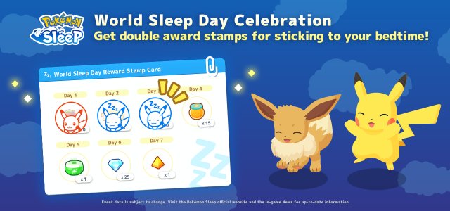 Pok�mon Sleep - Pokemon Day Celebration Event Vol. 1 