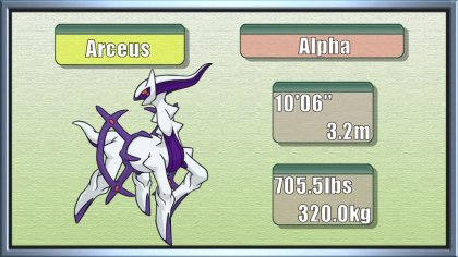 PM] Pokémon Platinum - VS. Arceus 