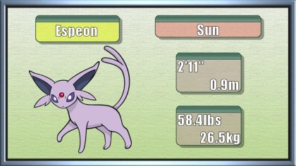 Pokémon of the Week - Espeon